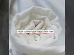 Leisure Summer Crepe 4 Layer Gauze Fabric