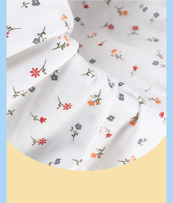 120GSM Printed Double Gauze Fabric 40S For Pregnant Dress Any Design