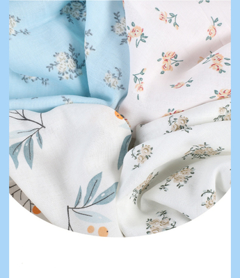 Baby Double Gauze Print Fabric Double Gauze Blanket 110X110