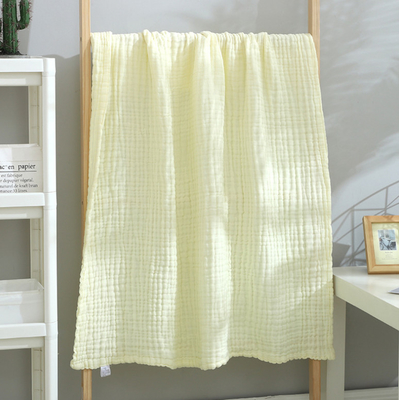Class A Healthy Wormwood Cotton Gauze Fabrics Yellow 100m / Roll