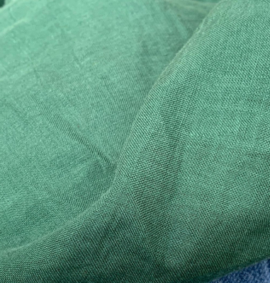 Comfortable 32S Natural Green Gauze Fabric 120gsm Cotton Gauze Fabric For Clothing
