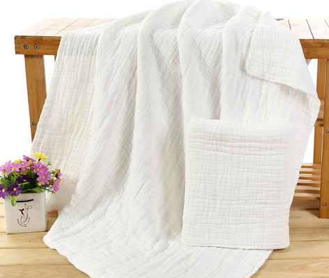 128X86 Bactericidal Diaper Gauze Fabric 70% Cotton Gauze Fabric For Clothing