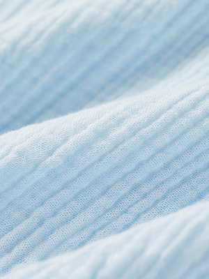 3 Layers 40S 110*100 Light Blue Gauze Fabric Infant Bath Towels Health