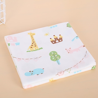 Soft Good Air Permeability 53'' Printed Gauze Fabric Non Irritating For Garment