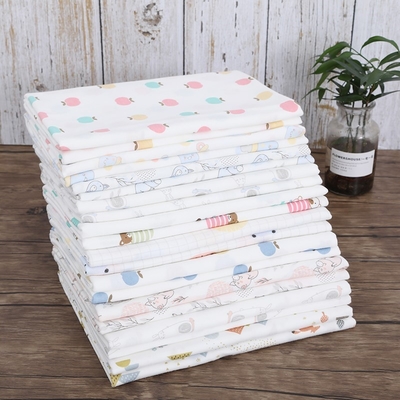 57 Inch Wide Printed Gauze Fabric 150gsm Good Water Absorption