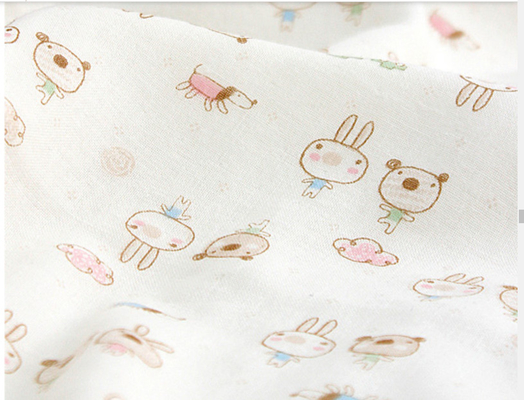 Five Layers Thick Gauze Fabric Swaddle Cloth Fabric 57 Inch Wide