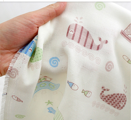 Five Layers Thick Gauze Fabric Swaddle Cloth Fabric 57 Inch Wide