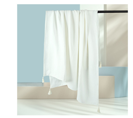 Natural Green Crepe Gauze Fabric 180GSM 145X120 Three Layers