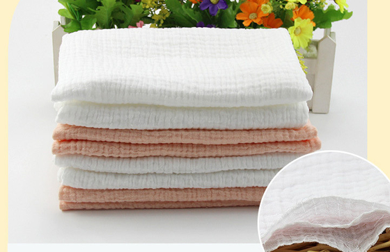 Constant Temperature Baby Crepe Gauze Fabric Keeps Warm 135GSM