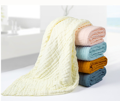 Breathable Six Layer Grade A Crinkle Cotton Gauze Fabric For Sleeping Bag