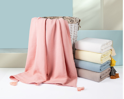 140X110 100 Cotton Double Gauze Fabric 40S Gauze Cheesecloth Fabric