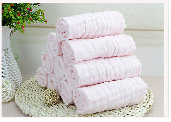 Three Layer Dandelion Fiber Cotton Gauze Fabric 180GSM Baby Blanket Material