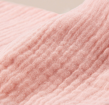 No Fluorescent Agent 58'' Crepe Gauze Fabric Gauze Receiving Blanket 180GSM
