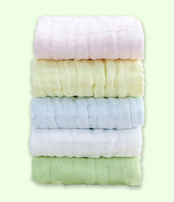 Three Layer Dandelion Fiber Cotton Gauze Fabric 180GSM Baby Blanket Material