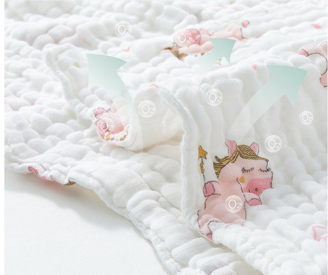 Five Layers Thick Gauze Fabric Swaddle Cloth Fabric 57 Inch Wide