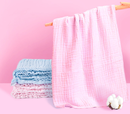 40SX30S Blended Modal Cotton Baby Gauze Fabric Three Layers Breathable