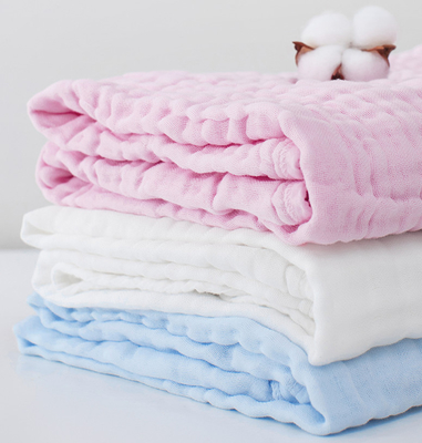Eight Layers 100 Cotton Gauze Fabric For Swaddling Skin Friendly
