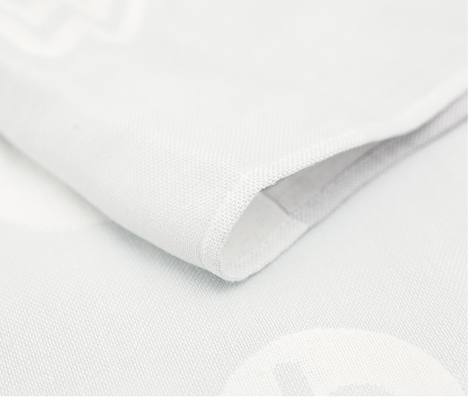 Double Layers Colorful Jacquard Cotton Fabric 130gsm Vivid Pattern