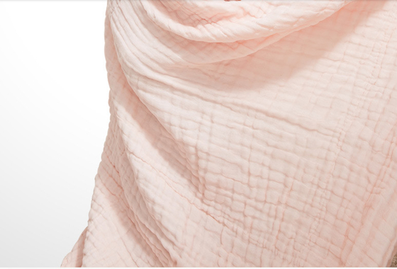 Three Layers 40% Cotton 60% Modal Baby Gauze Fabric 53 Inch Soft Touch