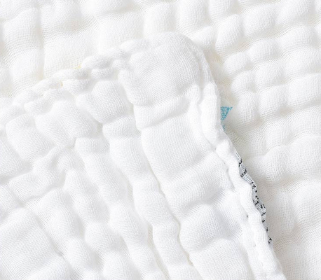 Soft Fibre 100% Cotton Swaddle Gauze Fabric Two Layer Baby Grade