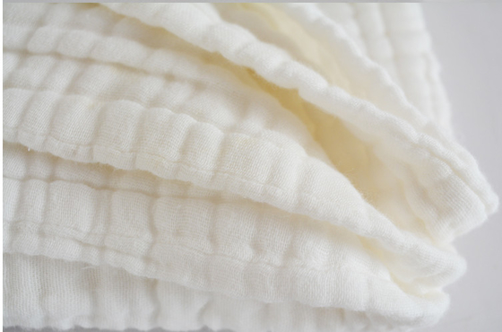 Bamboo Cotton Muslin Swaddle Gauze Fabric 57 Inch 100m / Roll