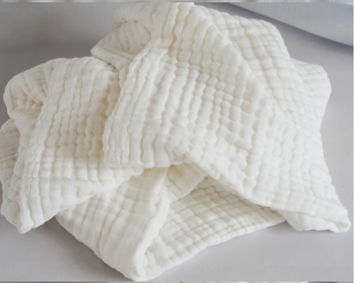 Healthy Safe Natural Crepe 32S Baby Gauze Fabric For Infants Comfortable