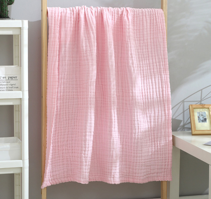 Soft Fibre 100% Cotton Swaddle Gauze Fabric Two Layer Baby Grade