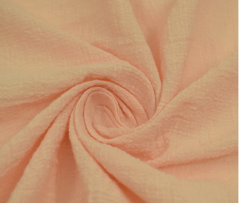 Environmental 110GSM Muslin Blanket Fabric Orange Gauze Fabric