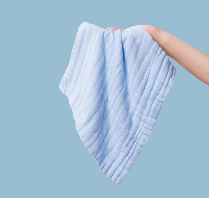 Natural Healthy Soft Cotton Gauze Fabric 150gsm Infants Bath Towels
