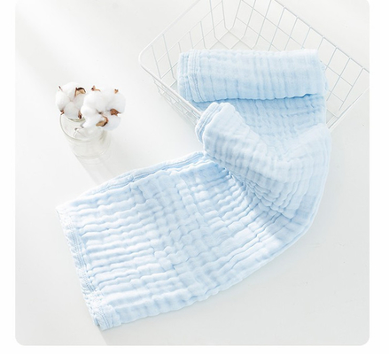 Natural Healthy Soft Cotton Gauze Fabric 150gsm Infants Bath Towels