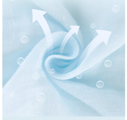 Healthy Double Gauze Receiving Blanket 110GSM Cotton Gauze Cloth