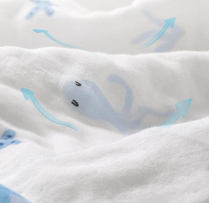 100% Bamboo Printed Gauze Fabric