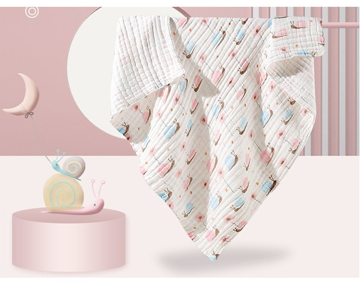 100% Bamboo Printed Gauze Fabric