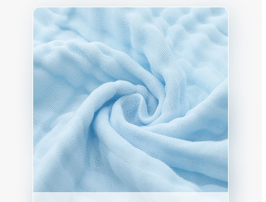 Safe Dyeing Fiber Crinkly Gauze Fabric 53 inch  Stretchy Gauze Fabric