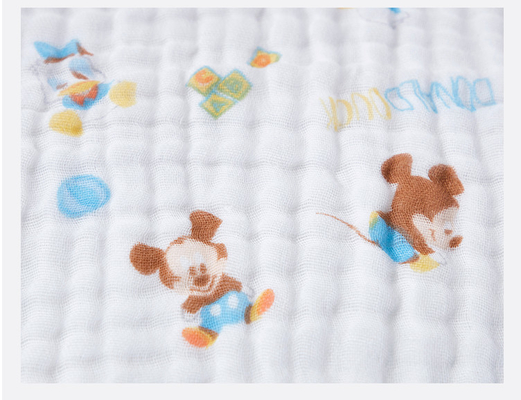 240GSM Gauze Swaddle Fabric Good Cold Resistance  Baby Clothing Fabric