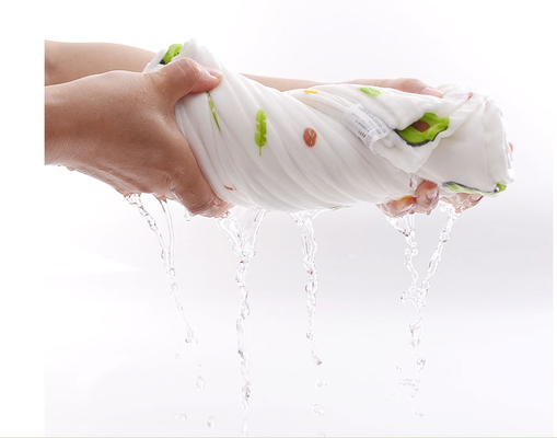 Three Layer Custom Printed Gauze Fabric