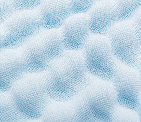 Safe Dyeing Fiber Crinkly Gauze Fabric 53 inch  Stretchy Gauze Fabric