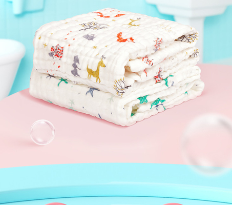 Six Layers Cotton Crinkle Gauze Fabric 250GSM Bulk Gauze Fabric