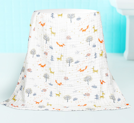Three Layers Super Soft Gauze Fabric 170gsm Clothing Infant Swaddle Wrap