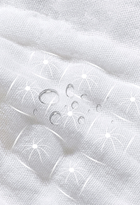 Comfortable Colored Gauze Fabric Three Layer Kids New Born Blanket