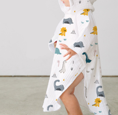 Antibacterial Three Layer Natural Cotton Gauze Fabric For Children Clothing