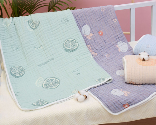 Antibacterial Three Layer Natural Cotton Gauze Fabric For Children Clothing