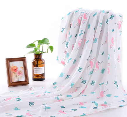 Vivid Pattern 40S 115GSM Muslin Gauze Fabric By The Yard For Children Clothing