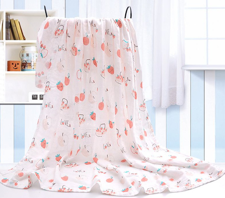 Animal Print Double Gauze Muslin Fabric By The Yard 110GSM Muslin Gauze Blanket