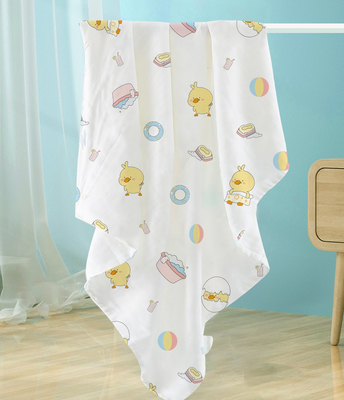 Natural Crinkled Infants Muslin Gauze Fabric Clothing 57 Inch Breathable