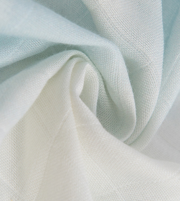 Natural Crinkled Infants Muslin Gauze Fabric Clothing 57 Inch Breathable