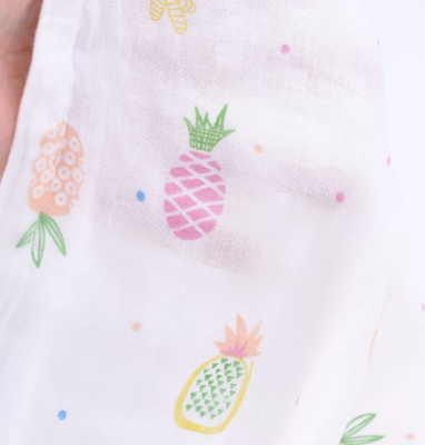 100% Cotton 120GSM crinkle Double Gauze Fabric No Fluoscent Agent