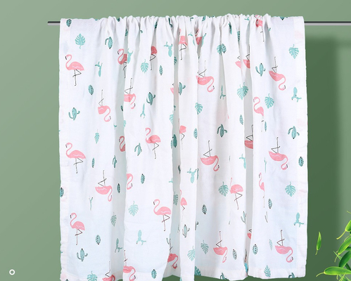 100% Cotton 120GSM crinkle Double Gauze Fabric No Fluoscent Agent