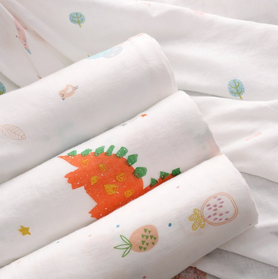 Multilayer White Double Gauze Fabric