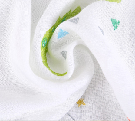 40S Quilted Double Layer Cotton Gauze Fabric 110GSM Kids Blanket